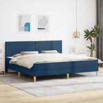 vidaXL Cadre de lit 200 x 200 cm Bleu
