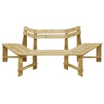 vidaXL Banc de jardin 240 cm Bois de pin imprégné