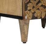 vidaXL Buffet Marron 40 x 33 5 x 75 cm Bois de mangue massif