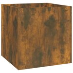 vidaXL Ensemble de meubles de couloir Chêne fumé Bois d'ingénierie