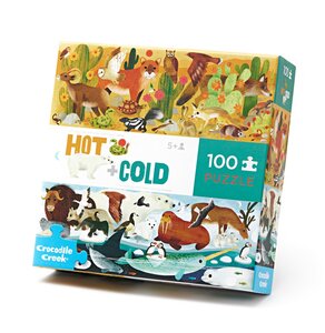 Puzzle 100 Pièces - Animaux du chaud et du froid