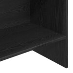 vidaXL Bibliothèque Chêne noir 60 x 35 x 180 cm Bois d'ingénierie