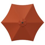 vidaXL Parasol de jardin 230 x 230 cm Polyester Rectangulaire