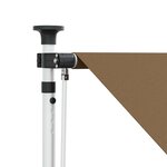 vidaXL Auvent rétractable manuel Beige 100 cm