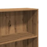 vidaXL Bibliothèque chêne artisanal 60x30x189 cm bois d'ingénierie