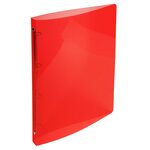 Classeur Polypro souple 4 anneaux 15 mm dos 20 mm A4 CRYSTAL COLOURS Aléatoire EXACOMPTA