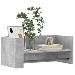 vidaXL Étagère murale gris béton 70 5x35x30 5 cm bois d'ingénierie
