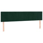 vidaXL Sommier à lattes de lit avec matelas LED Vert foncé 200x200 cm