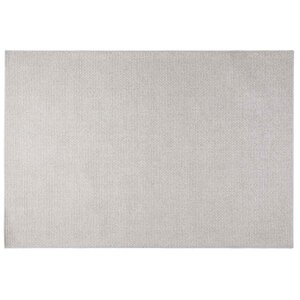 vidaXL Tapis de surface HUARTE Crème et gris 200 x 140 cm Polyester