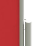 vidaXL Auvent latéral rétractable Rouge 140x1200 cm