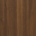vidaXL Bibliothèque Chêne brun 60x33x100 cm Bois d'ingénierie et acier