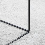 vidaXL Tapis OVIEDO à poils courts gris Ø 120 cm