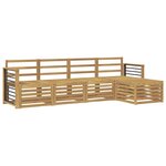 vidaXL Ensemble de canapés d'extérieur 5 Pièces Blanc