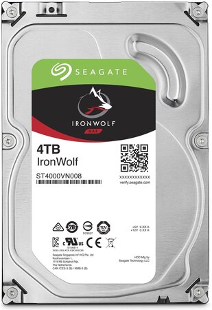 Disque Dur Seagate IronWolf NAS 4To (4000Go) S-ATA (ST4000VN008)