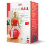 Sissel ballon d'exercice 65 cm rouge sis-160.062