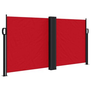 vidaXL Auvent latéral rétractable rouge 120x600 cm