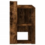 vidaXL Bureau chêne fumé 103 5x56 5x94 cm bois d'ingénierie