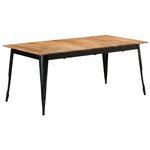 vidaXL Table de salle à manger 180x90x76 cm Bois d'acacia massif