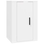 vidaXL Ensemble de meubles TV 3 Pièces Blanc Bois d'ingénierie