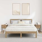 vidaXL Table de chevet 2 Pièces chêne artisanal 34 x 35 5 x 45 cm