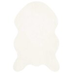 vidaXL Tapis en Fourrure Synthétique de Lapin Olite Crème 50 x 80 cm
