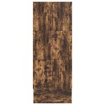 vidaXL Cadre de lit de rangement Chêne fumé 80x200 cm