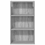vidaXL Armoire murale de salle de bain Gris Sonoma 40 x 14 x 70 cm
