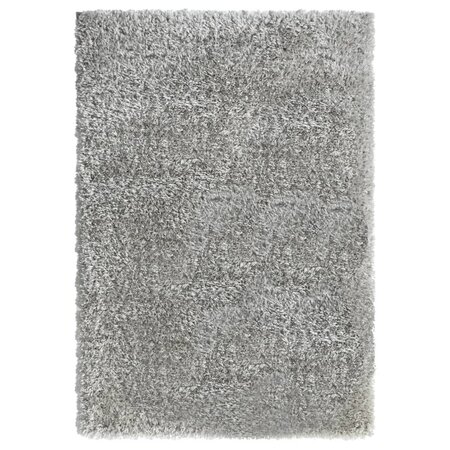 vidaXL Tapis shaggy à poils hauts Gris 160x230 cm 50 mm