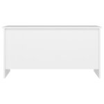 vidaXL Table basse Blanc 102x55 5x52 5 cm Bois d'ingénierie
