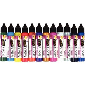 Lot de 12 crayons Slow & Art coloris assortis