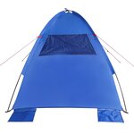 vidaXL Tente de plage bleu azuré imperméable