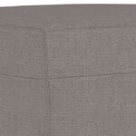 vidaXL Repose-pied Taupe 60x50x41 cm Tissu