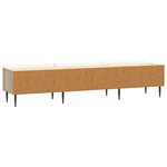 vidaXL Meuble TV Chêne Sonoma 147 x 34 5 x 32 cm Bois d'ingénierie