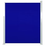 vidaXL Auvent latéral rétractable de patio 160x300 cm Bleu