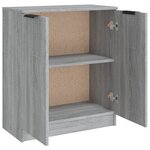 vidaXL Buffet Sonoma gris 60x30x70 cm Bois d'ingénierie