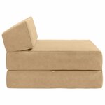 vidaXL Canapé-lit pliable Vert Gris 60 x 70 x 41 cm Tissu