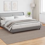 vidaXL Tapis de surface Rectangulaire LUGO Taupe 200 x 280 cm