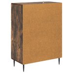 vidaXL Armoire à tiroirs Chêne fumé 66 x 34 5 x 89 5 cm