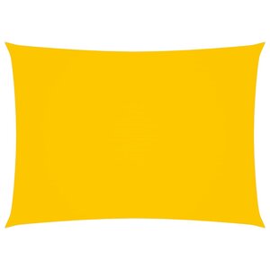 vidaXL Voile de parasol Tissu Oxford rectangulaire 2x4 5 m Jaune