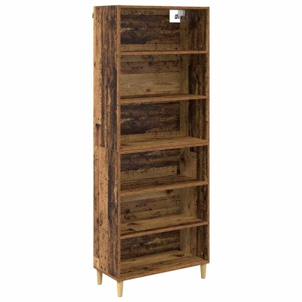 vidaXL Haut Armoire Bois Ancien 69 5 x 32 5 x 180 cm Bois d'ingénierie