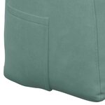 vidaXL Coussin de Dos Vert Mer 160 x 24 x 50 cm Velours