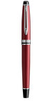 Waterman expert stylo plume  rouge foncé  plume moyenne  cartouche d’encre bleue  coffret cadeau