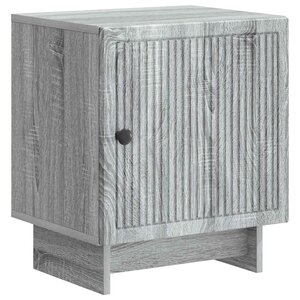 vidaXL Cabinet de chevet Sonoma gris 43 x 34 5 x 50 cm