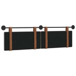 vidaXL Tête de lit suspendue Taupe PU antique