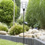 Luxform lampe sur piquet de jardin à led solaire bottle 2 pièces