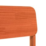 vidaXL Chaise de jardin cire marron 60x52 5x72 cm bois de pin massif