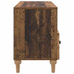 vidaXL Meuble TV Bois ancien 102 x 34 5 x 50 cm Bois d’ingénierie