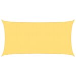 vidaXL Voile d'ombrage 160 g/m² Beige 2x3 5 m PEHD