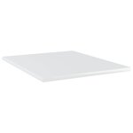 vidaXL Panneaux de bibliothèque 8 Pièces blanc brillant bois d’ingénierie