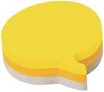 Bloc note repositionnable 'Bulle BD' 225 feuilles jaune serin, orange, gris POST-IT